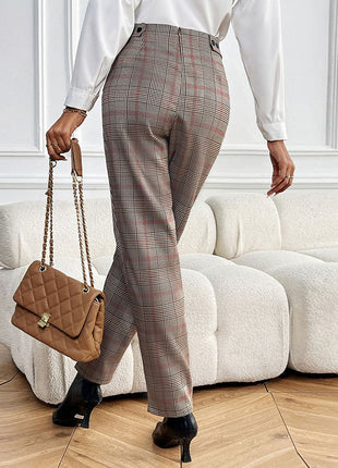 Houndstooth Feet Ladies Suit Pant