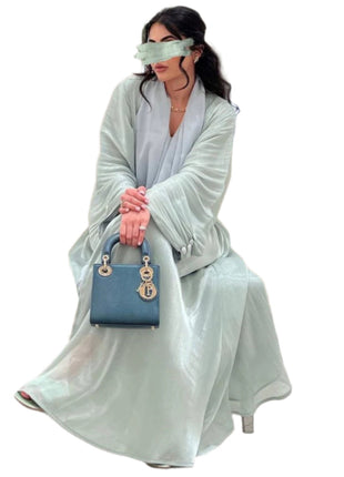 Bright Silk Abaya