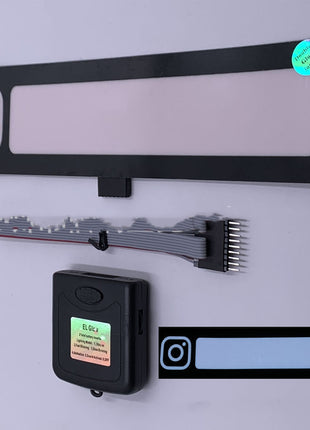 LED Car Windshield Glow Sign Panel