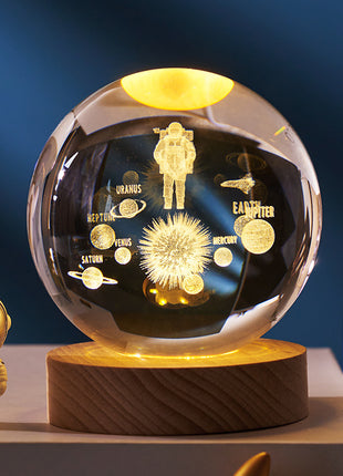 Crystal Ball Small Night Lamp Projection