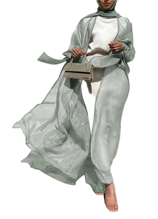 Puff Sleeve Light Abaya