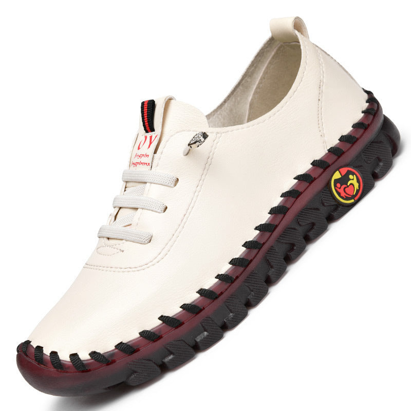 Handmade Leather Stitching Soft Bottom Shoes
