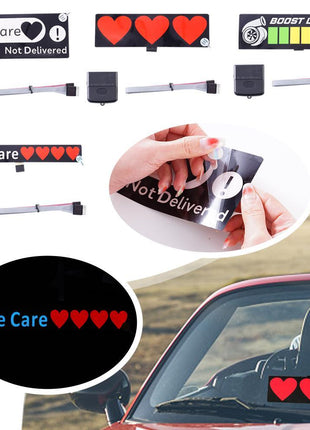 LED Car Windshield Glow Sign Panel