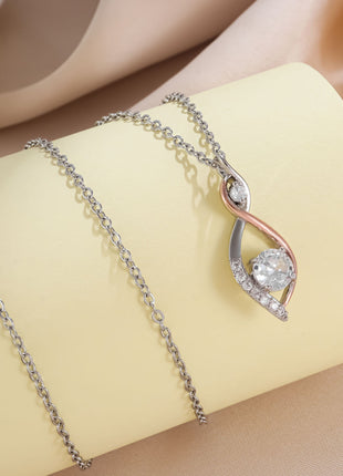 Simple Smart Necklace Two-color Electroplating