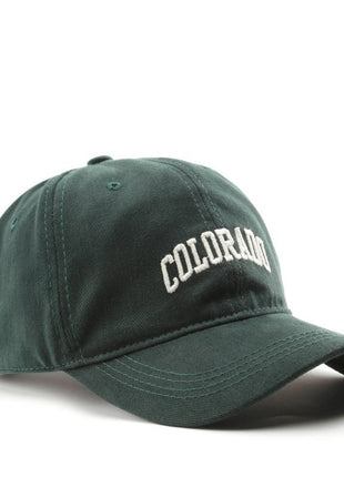 Japanese Fashionable Retro Letter Embroidery Cap