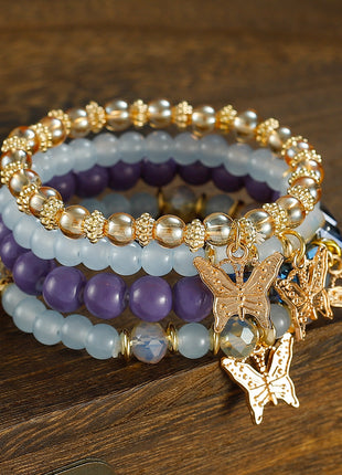 Crystal Multi-layer Beaded Bracelet