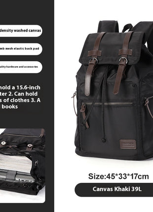 Retro Canvas Backpack Small