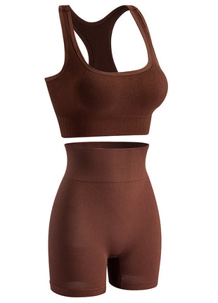 Wireless Bra and Shorts Sport Set