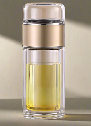 Tea Double-layer Glass Separation Cup
