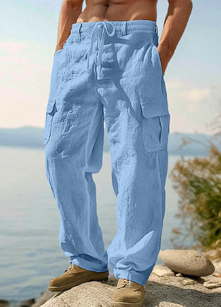 Men's Four Seasons Thin Loose Casual Wide-leg Pants