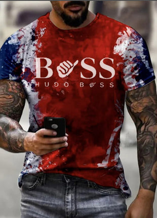 Casual Printed Fashion Short Sleeve