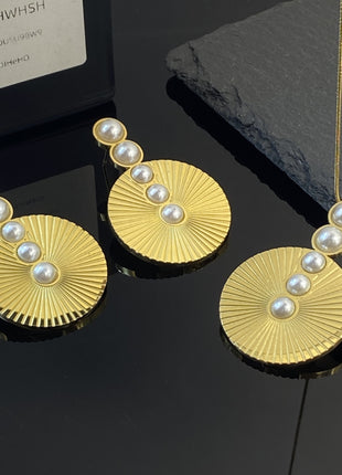 Gold Eight-Point Star Titanium Steel Combination