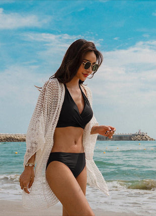 Slim Slimming Small Breasts Gather Beach Bikini Swimwear