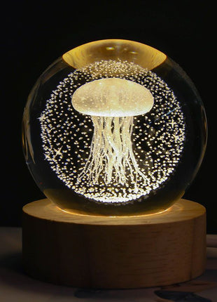Crystal Ball Small Night Lamp Projection