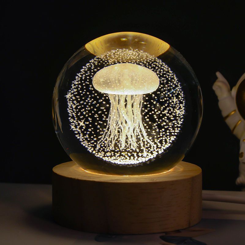 Crystal Ball Small Night Lamp Projection