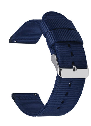 Solid Nylon Canvas Watch Strap