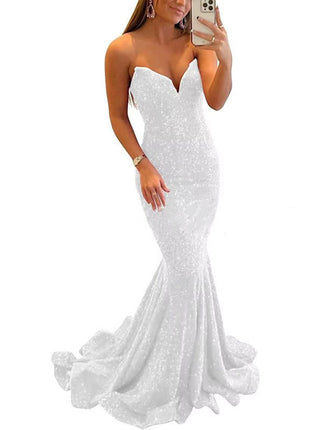 Sequin Formal Long Prom Party Gowns