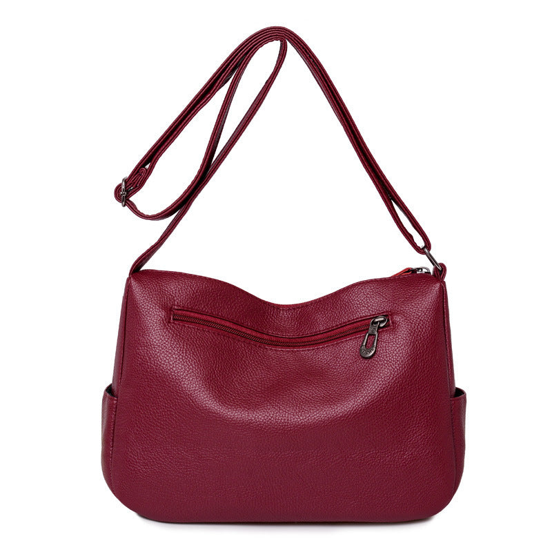 Large Capacity Pu Leather Shoulder Crossbody Bags