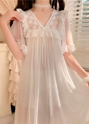 Net Yarn Sweet Sleepwear