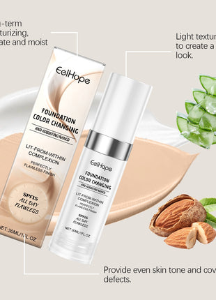 EelHope Temperature Change Concealing Foundation Natural Moisturizing