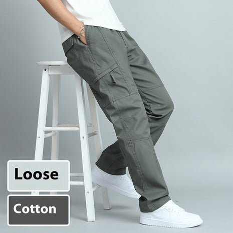 Pure Cotton Casual Pants