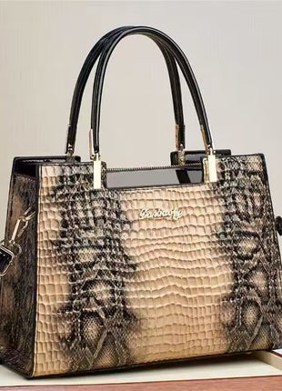 Korean Leather One-shoulder Large Bags