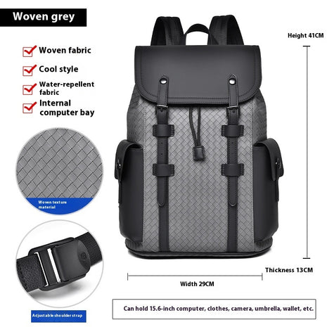 Curved Shoulder Strap New Casual Business Travel Backpack