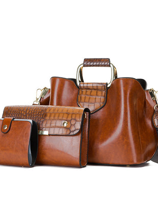 Three-piece Single Shoulder Handbag