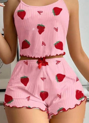 Summer Elastic Pyjamas Set