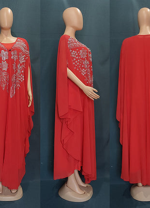 Flowers Long Gown Dress