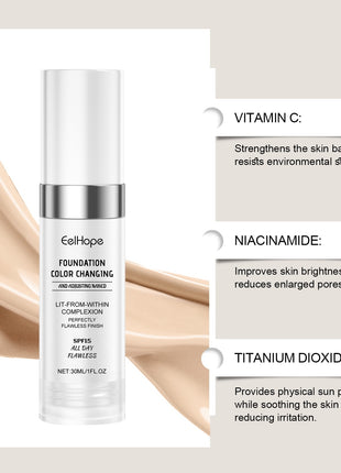 EelHope Temperature Change Concealing Foundation Natural Moisturizing