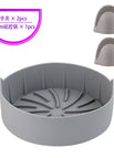 Round gray 22cm with Hand Clip