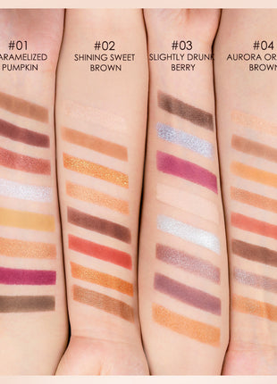 CHAMELEON PIGMENT 8-color Eyeshadow Palette High Gloss