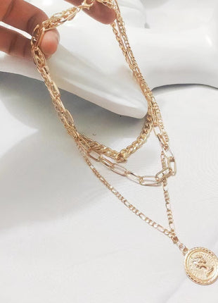 Beauty Head Pendant Necklace