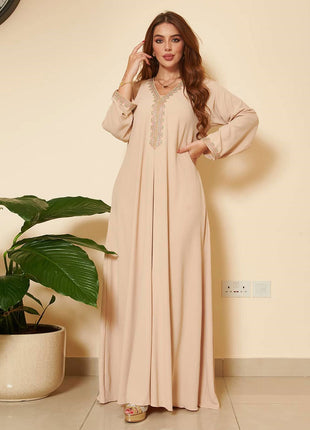 Lace Stitching Swing Dress