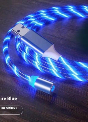 Magnetic 2-meter Cable Magnet Fast Charging Lighting Micro USB Cable LED
