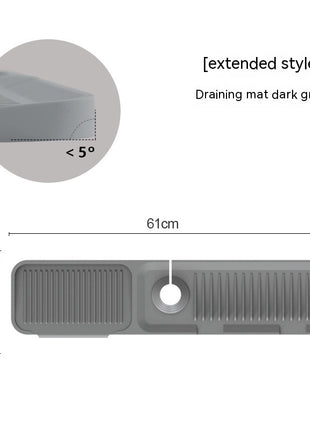 Faucet Silicone Mat Anti-splash with Drain