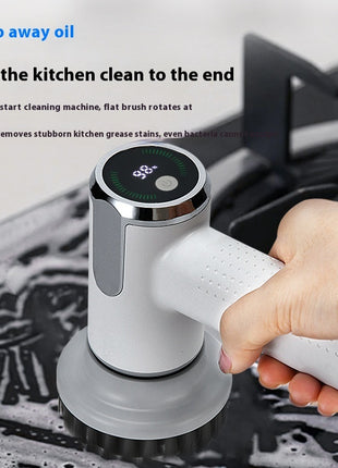 Multifunctional Smart Display Electric Cleaning Brush – Wireless, Waterproof & Powerful