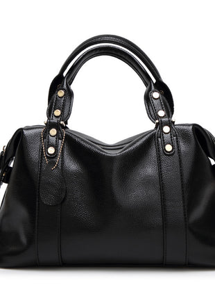 Boston Rivet Design Shoulder Handbags