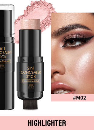 HelloKiss Double-Head Contour & Highlight Stick with Brush