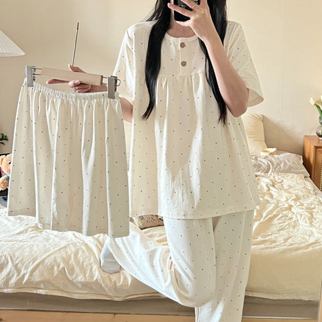 3-piece Cotton Pyjamas Set