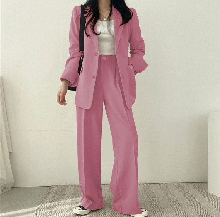 Korean Style Casual Suit Set