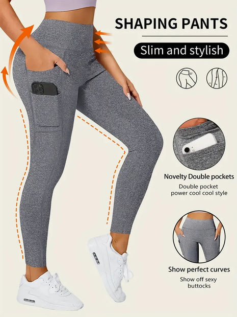 Two-pocket Tight Sports Pants