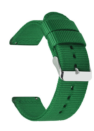 Solid Nylon Canvas Watch Strap