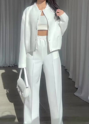 Niche Fashion Button Loose Outfit 2 Piece Set