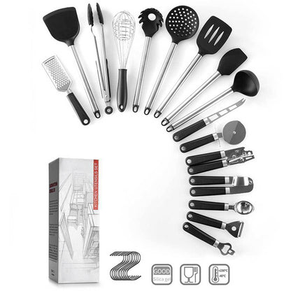 Set of 16 PCS Kitchen stainless steel Silicone with hocks