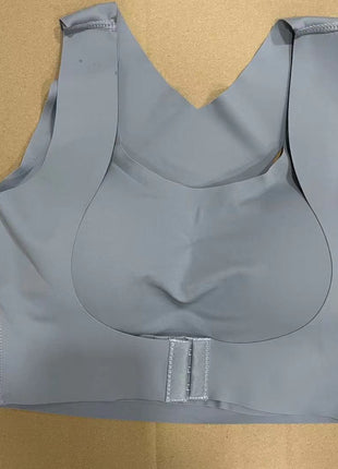Plus Size Ice Silk Seamless Back Bra