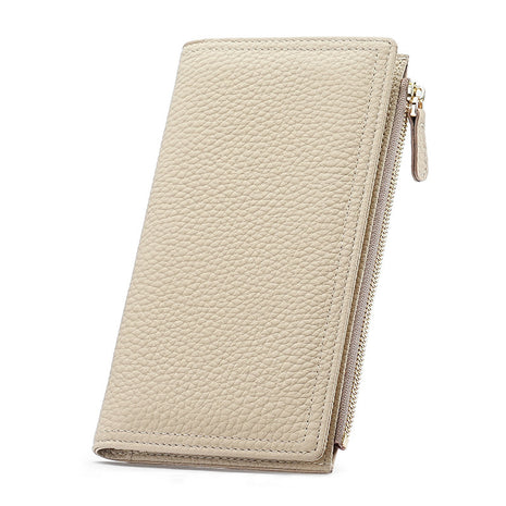 Cowhide Long Wallet