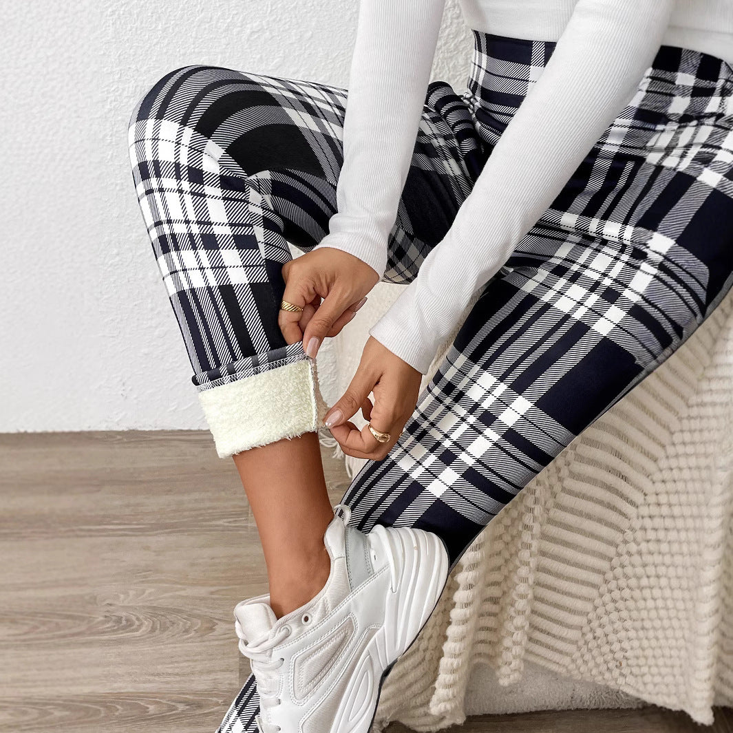 Extra Thick Lambswool Printed Leggings