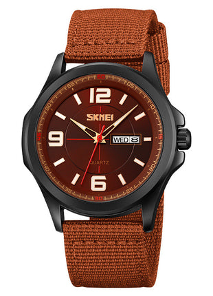 Round Luminous Waterproof Quartz Watch